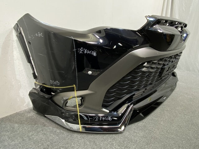 カローラ クロス ZSG10/MXGA10/ZVG11/ZVG15 純正 前期 フロント バンパー スポイラー グリル付 モデリスタ 52119-16580 ブラック(152672)