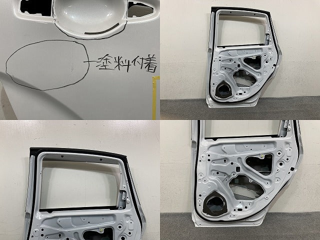 ノート/NOTE E13/SNE13 純正 右 リア ドア バイザー付 ピュアホワイトパール QAC 日産(152683)