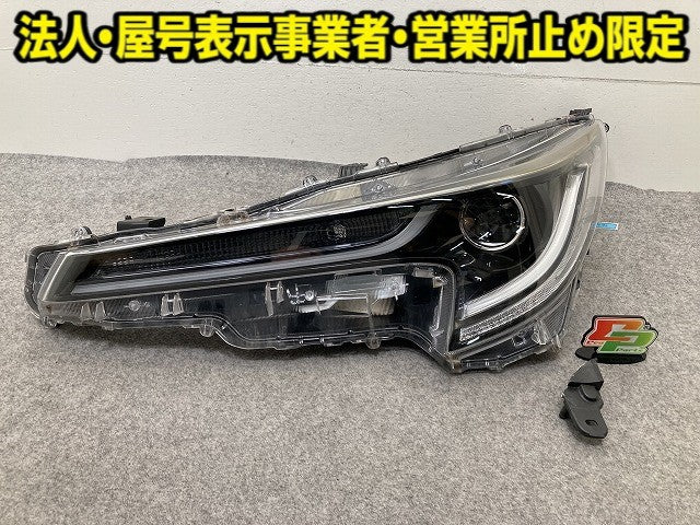 カローラ ツーリング 210系/NRE210W/ZRE212W/MZEA17W/MZEA12W/ZWE214W 純正 左 ヘッドライト/ランプ LED 刻印M 12-632 81106-12K10(152691)