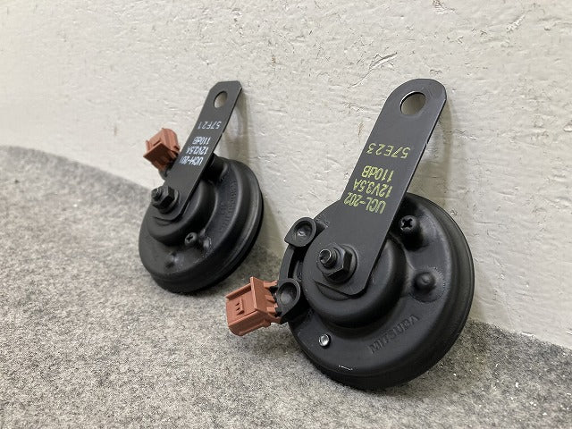新車取り外し!シビック タイプR FL5 純正 左右 ユーロ ホーン 2点セット UCL-201/UCL202 ホンダ(152717)