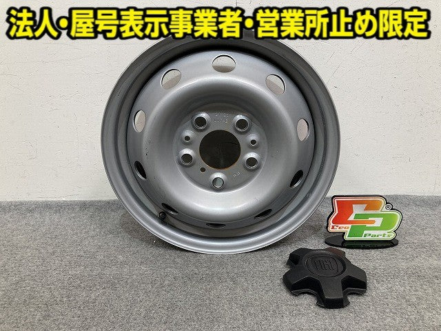 デュカト 純正 ホイール スチールホイール センターキャップ付 1本のみ 16x6J/ET68/5穴 5H/PCD130/ハブ径73mm フィアット(152771)