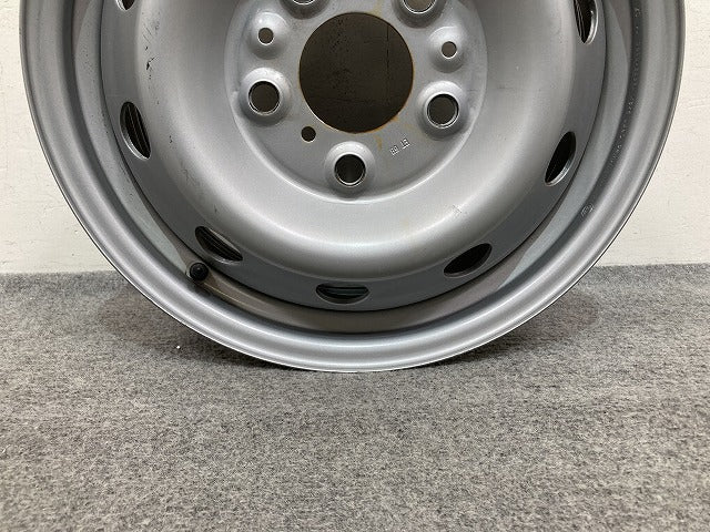 デュカト 純正 ホイール スチールホイール センターキャップ付 1本のみ 16x6J/ET68/5穴 5H/PCD130/ハブ径73mm フィアット(152771)